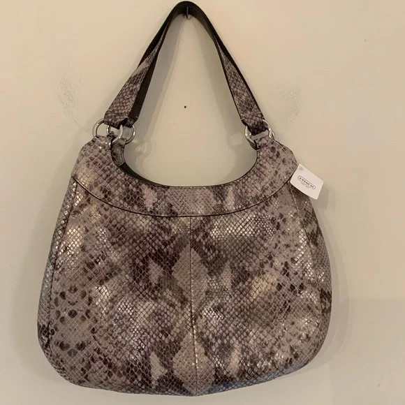 NEW Coach Python Print Maggie Hobo - Picture 4 of 8